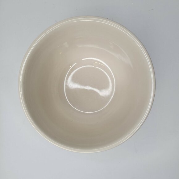 Longaberger Pottery Small Bowl Basketweave Blue Ivory Made In USA - Picture 5 of 7